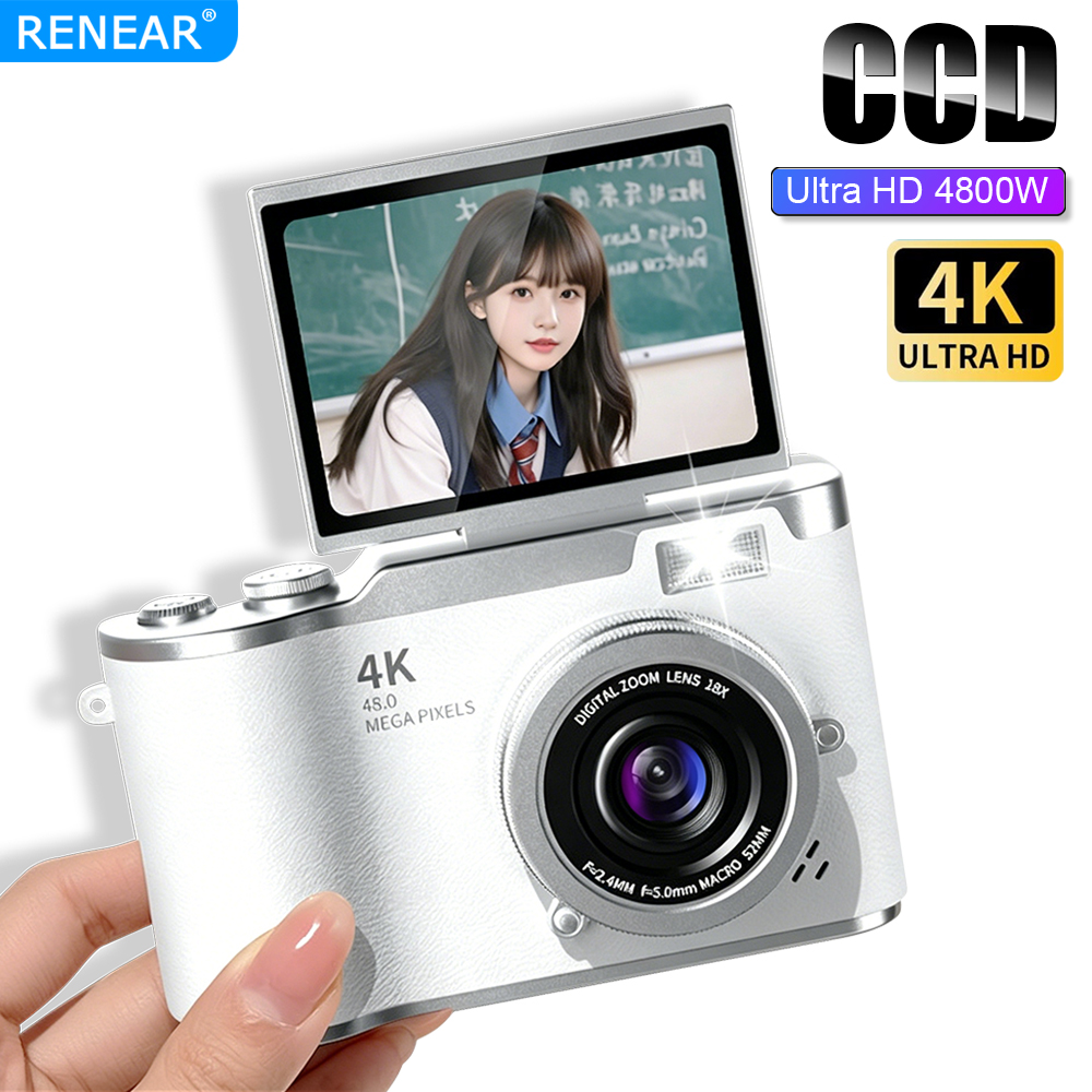 Kids Education News - Portable 4K CCD Digital Camera HD