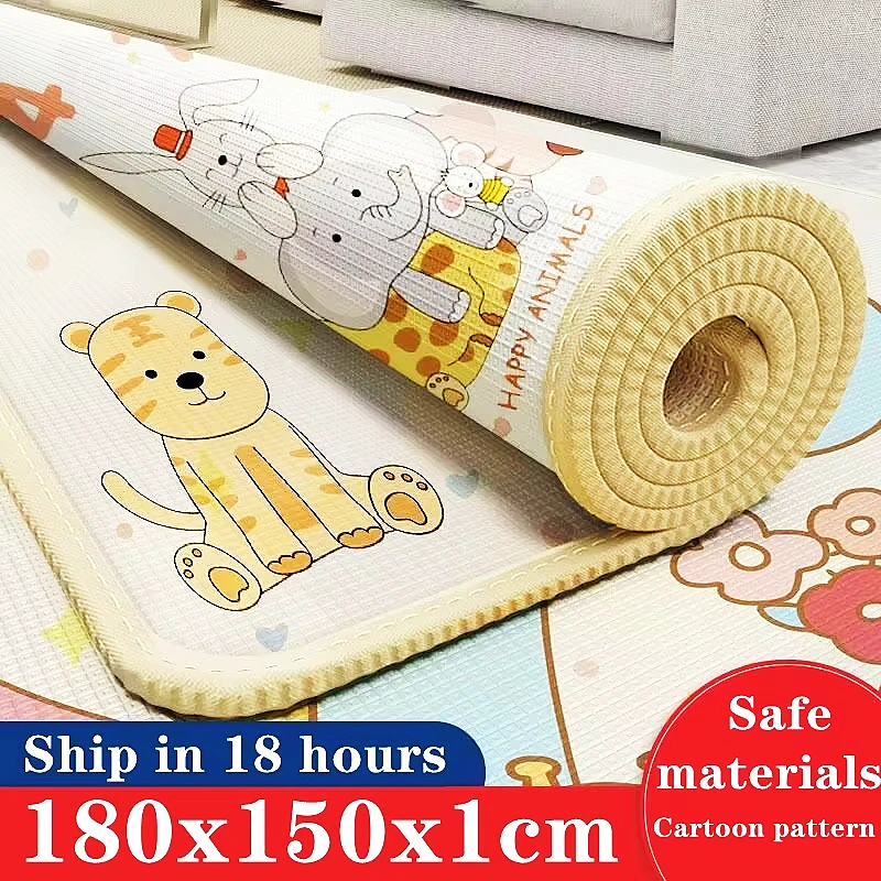 Kids Education Rug - 1CM Thick Non-toxic EPE Baby Activity