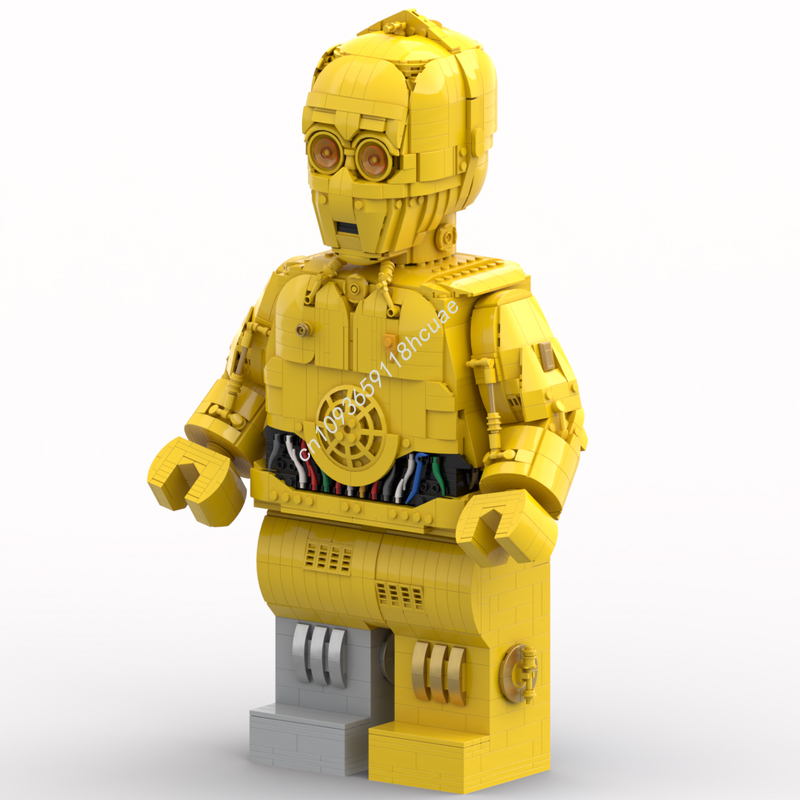 Kids Education Film - 2545PCS MOC Star Battle C-3PO Megafigure