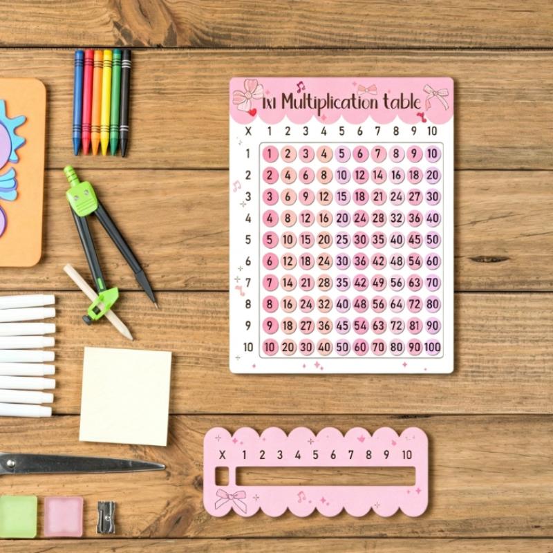 Kids Education Classes - (BF06)Colorful Multiplication Wooden Board Set For