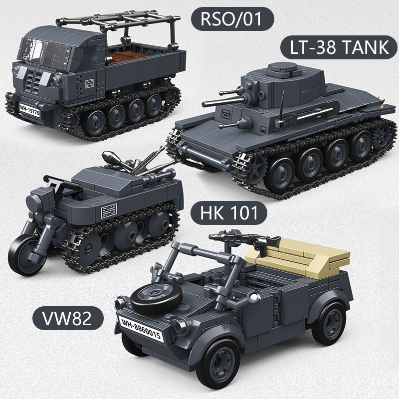 Puzzle Map World - World War II German classic armored