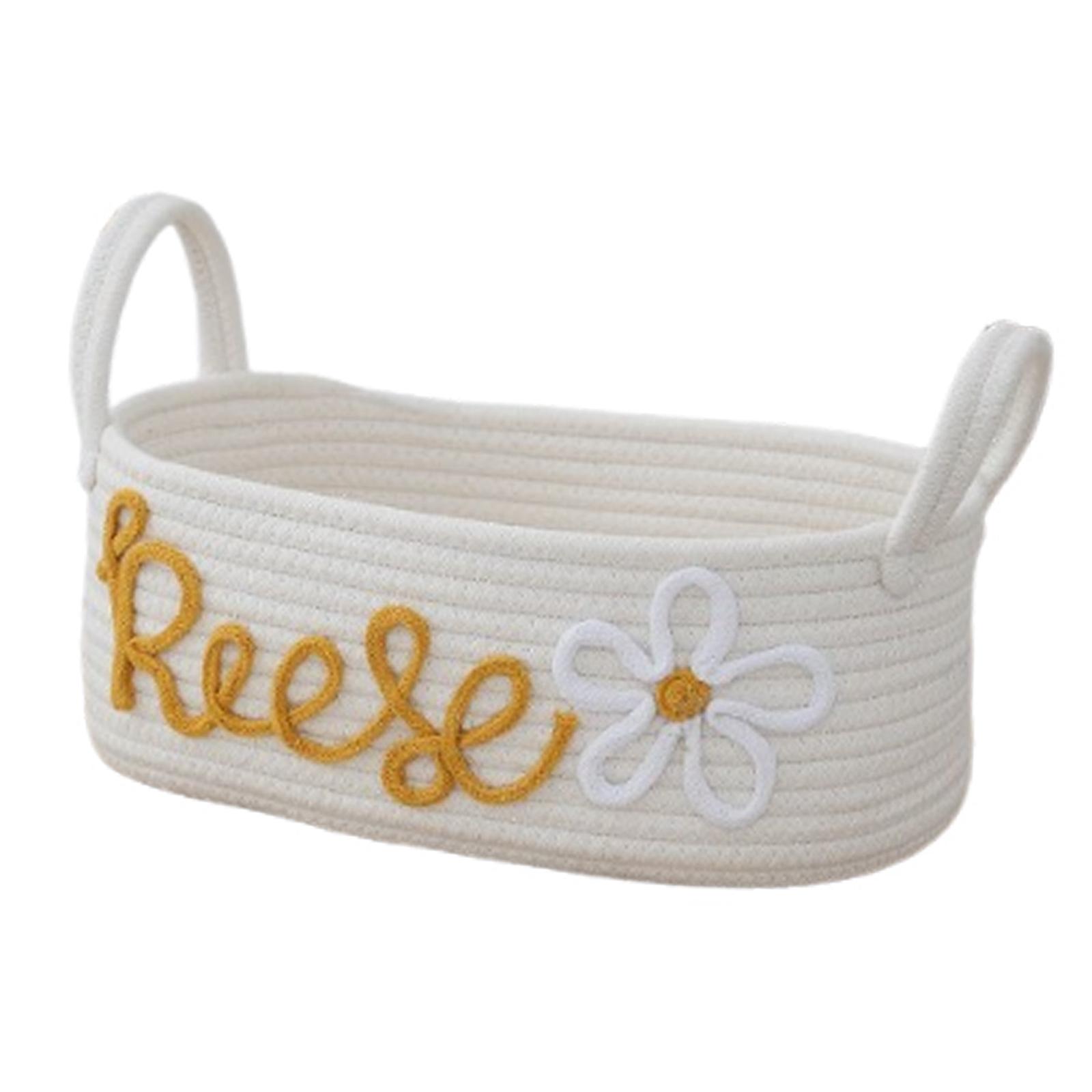 Montessori Shelf Toy - Cotton Rope Basket Multipurpose Decorative Organizer