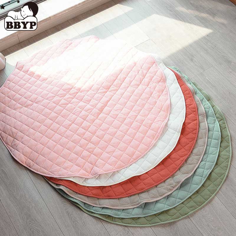 Kids Education Rug - 115cm Play Mat Lattice Baby Mat