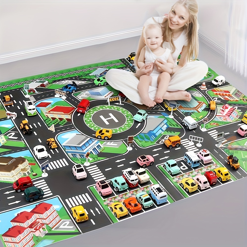 Kids No Education - 1pc, City Traffic Play Mat, Large