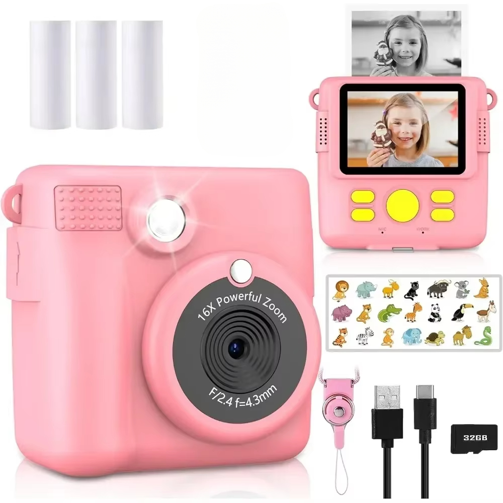Kids Education News - Instant Print Camera for Kids, Camera