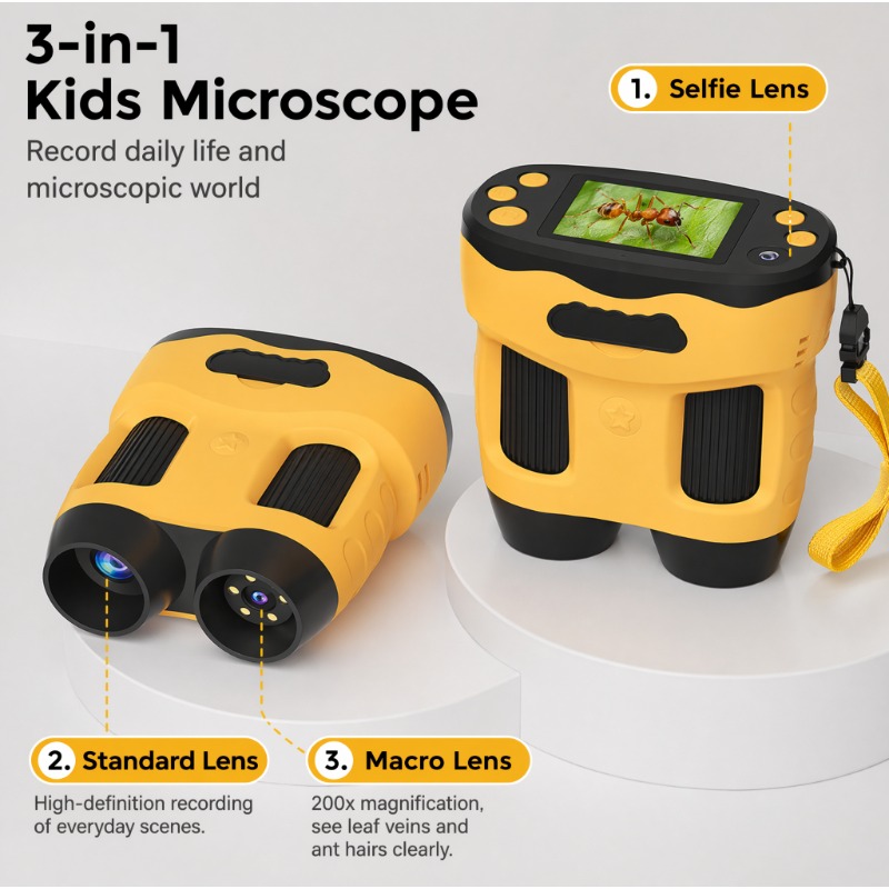 4K 1000X Microscope Camera Dig - Kids Education News ulasan dan harga