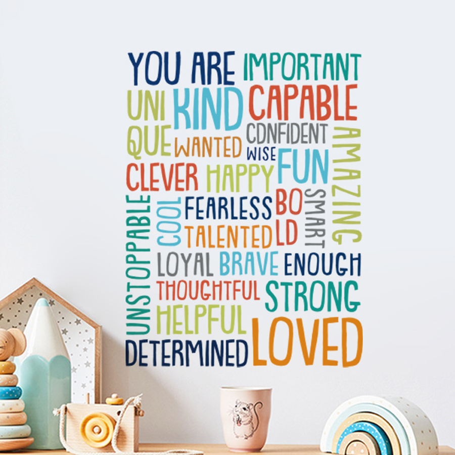 Positive Kid Classroom Wall Pi - Kids Education Motivation ulasan dan harga