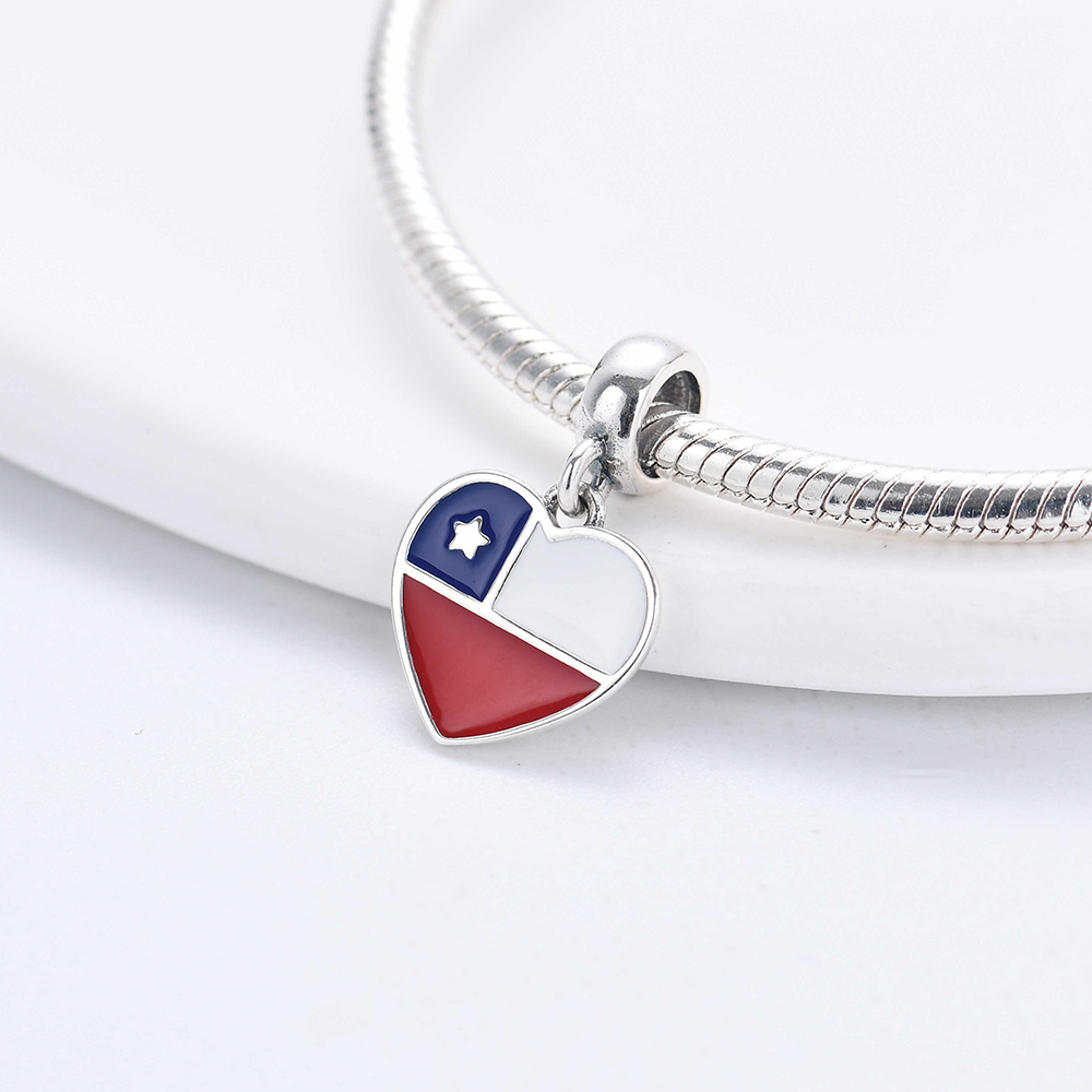 925 Sterling Silver Fashion Ch - Puzzle Map World ulasan dan harga