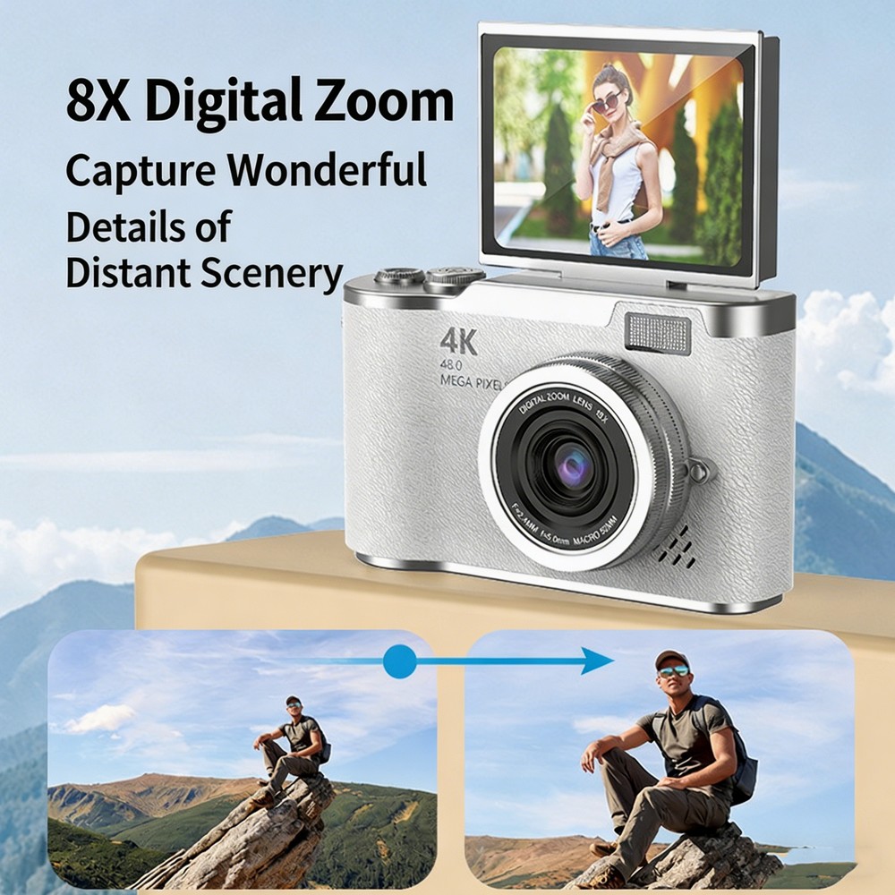 Portable 4K CCD Digital Camera - Kids Education News ulasan dan harga