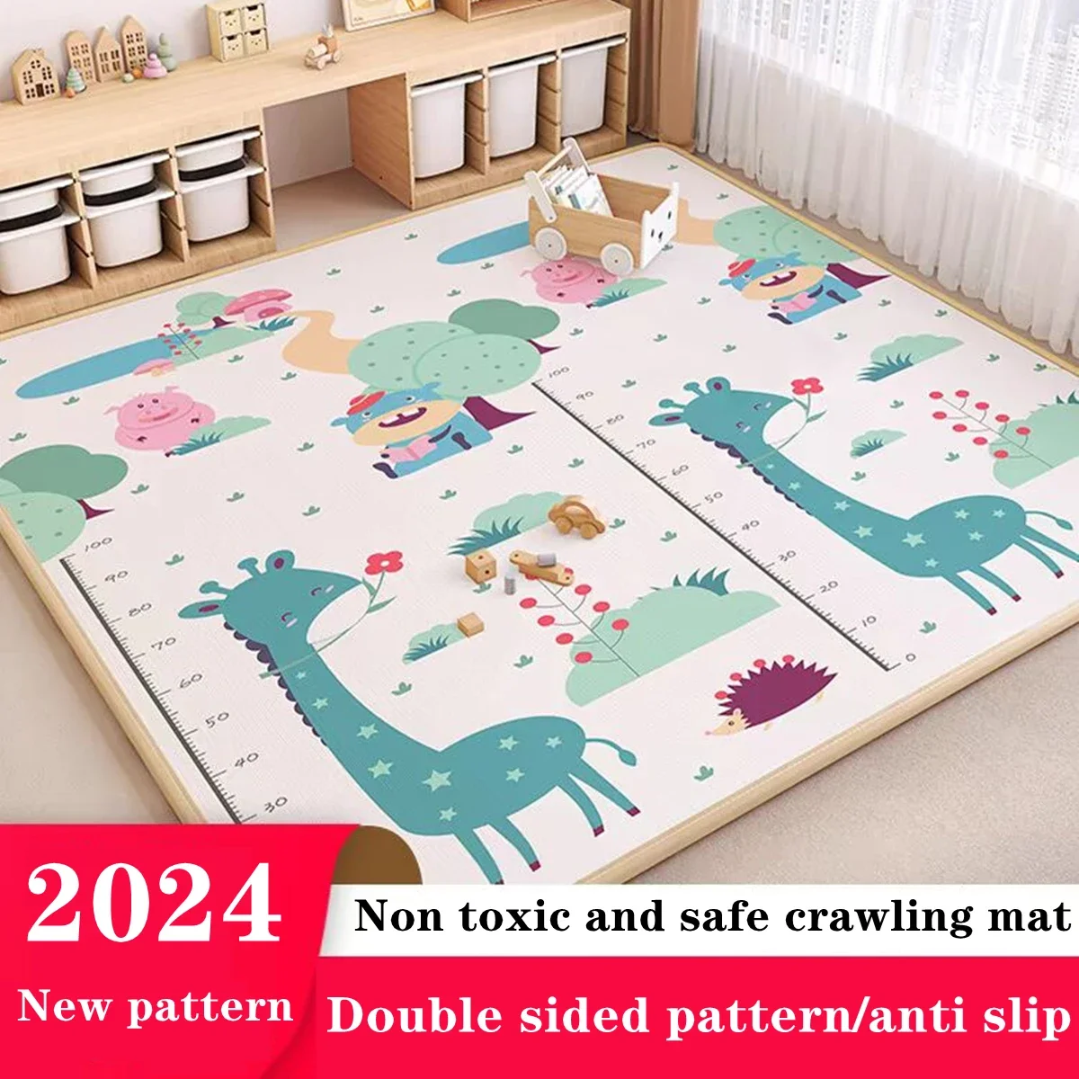 5 Sizes and 10 Styles Baby Cra - Kids Education Rug ulasan dan harga