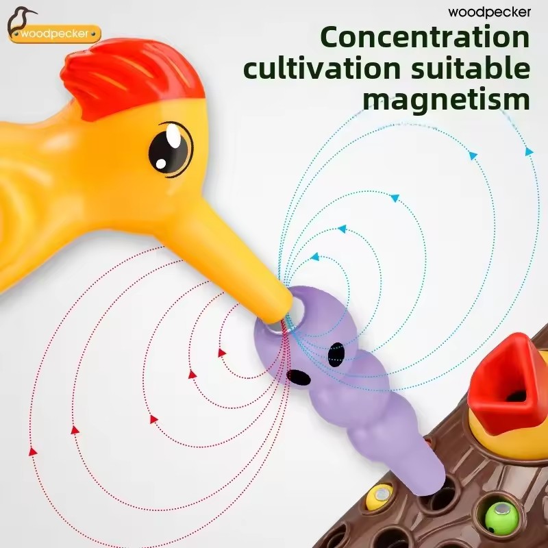 Woodpecker puzzle Toys Catchin - Montessori Shelf Toy ulasan dan harga
