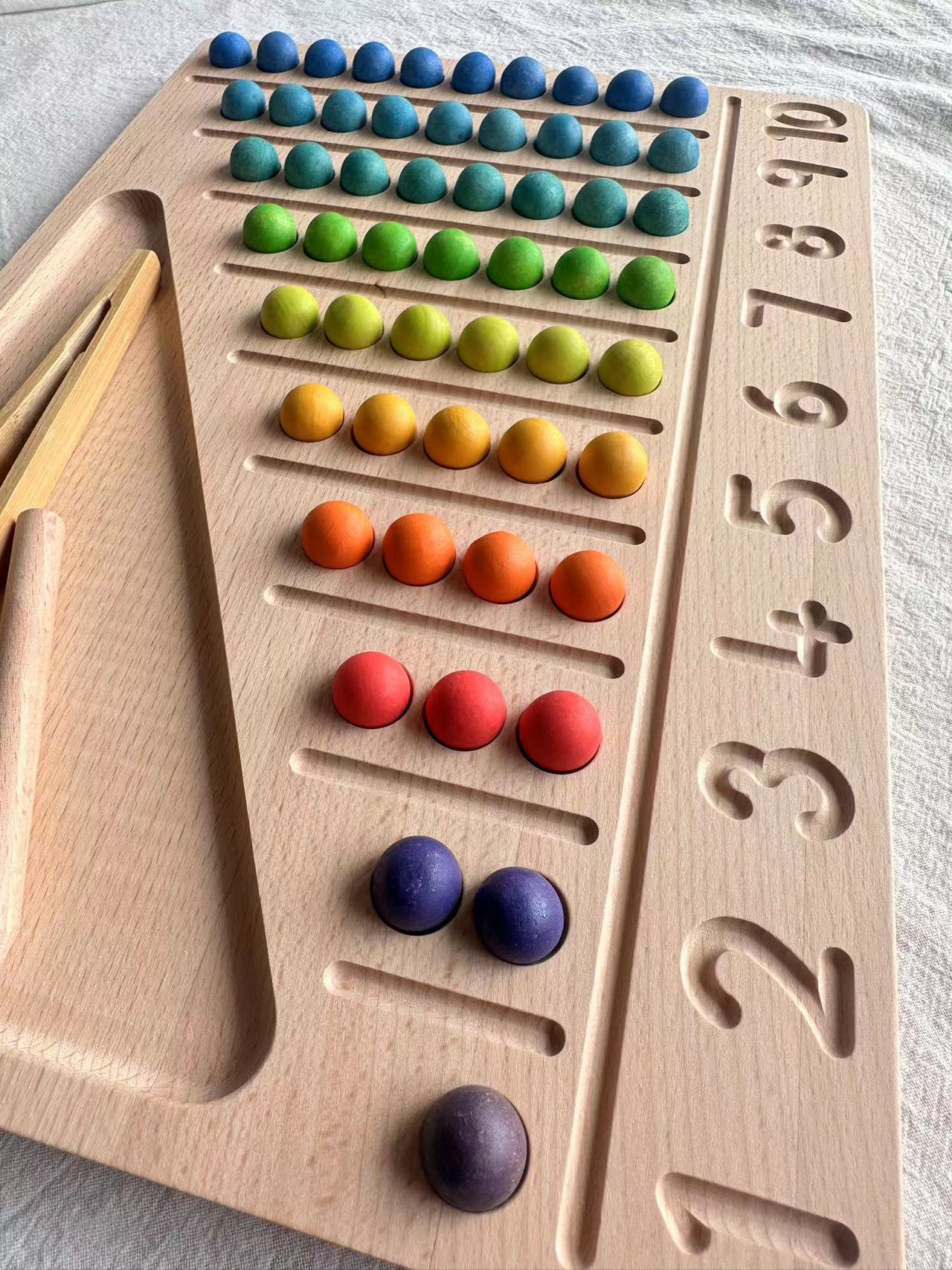Montessori Sensory Wooden Toys - Montessori Shelf Toy ulasan dan harga