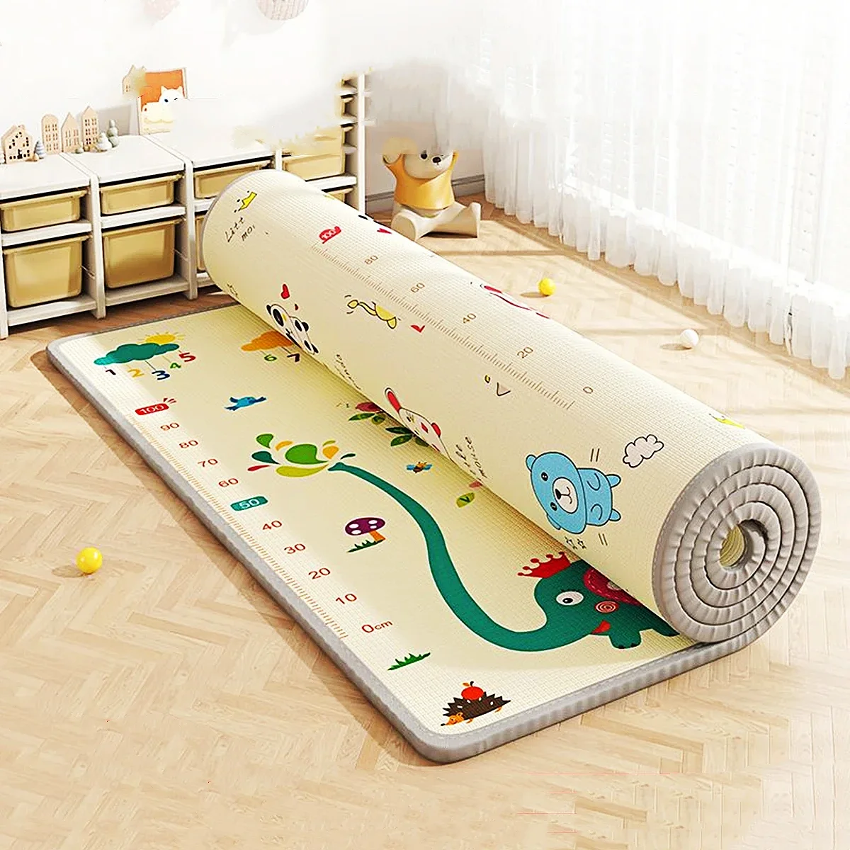 1CM Thick Non-toxic EPE Baby A - Kids Education Rug ulasan dan harga