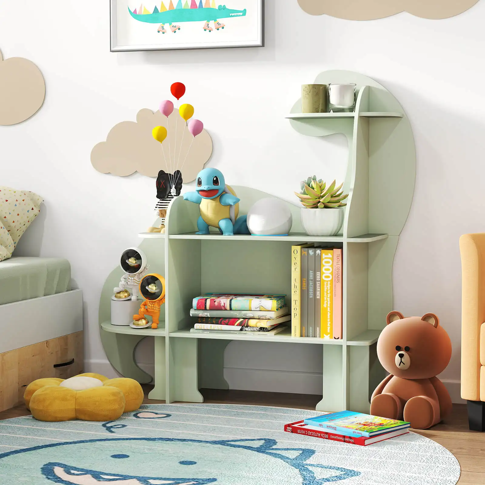 Hot Deal Item  Kids Bookshelf  - Montessori Shelf Toy ulasan dan harga