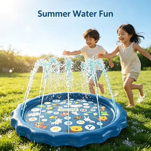 100/170cm Outdoor Kids Sprinkl - Kids Education Rug ulasan dan harga