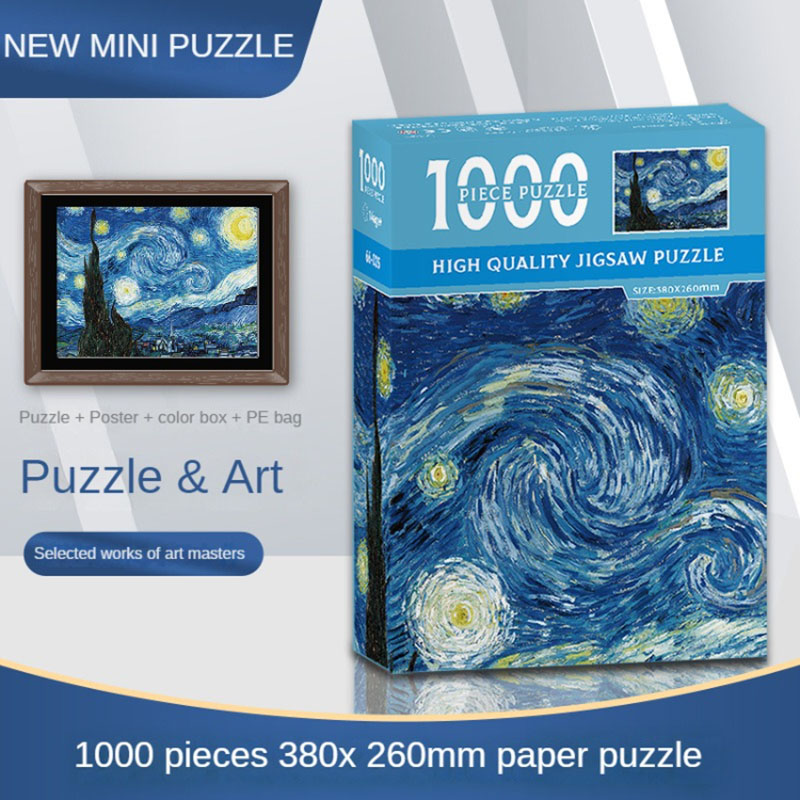 Mini Jigsaw Puzzle 1000 Pieces - Puzzle Map World ulasan dan harga