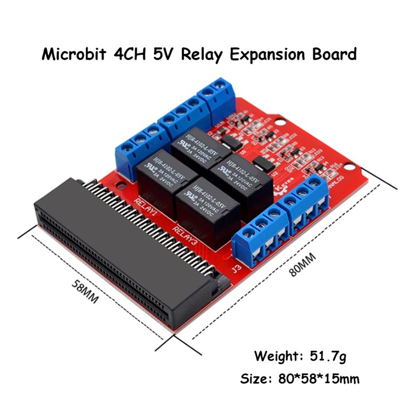 SCLS Microbit 4 Channel Relay  - Kids Education Program ulasan dan harga