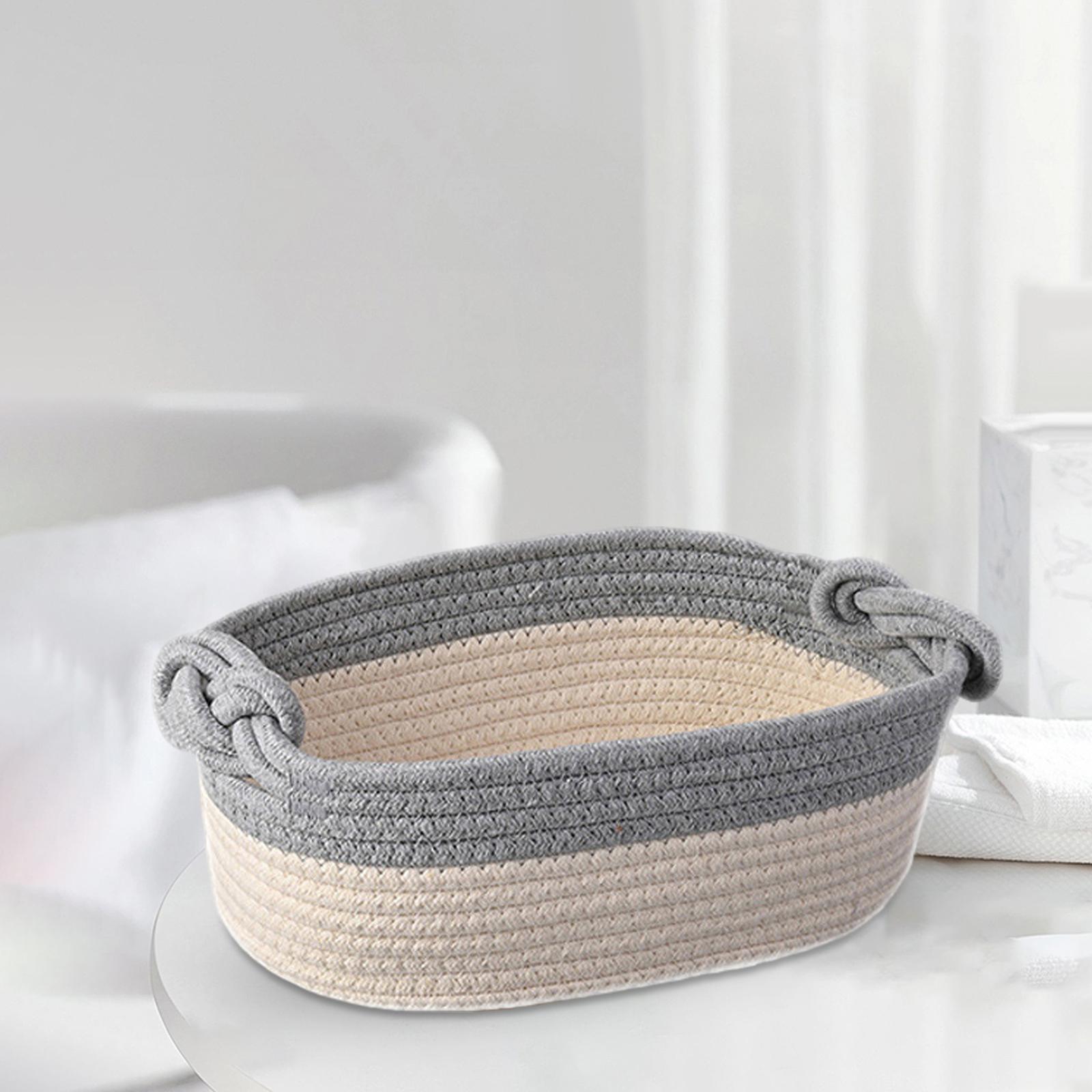 Cotton Rope Basket Storage Bas - Montessori Shelf Toy ulasan dan harga