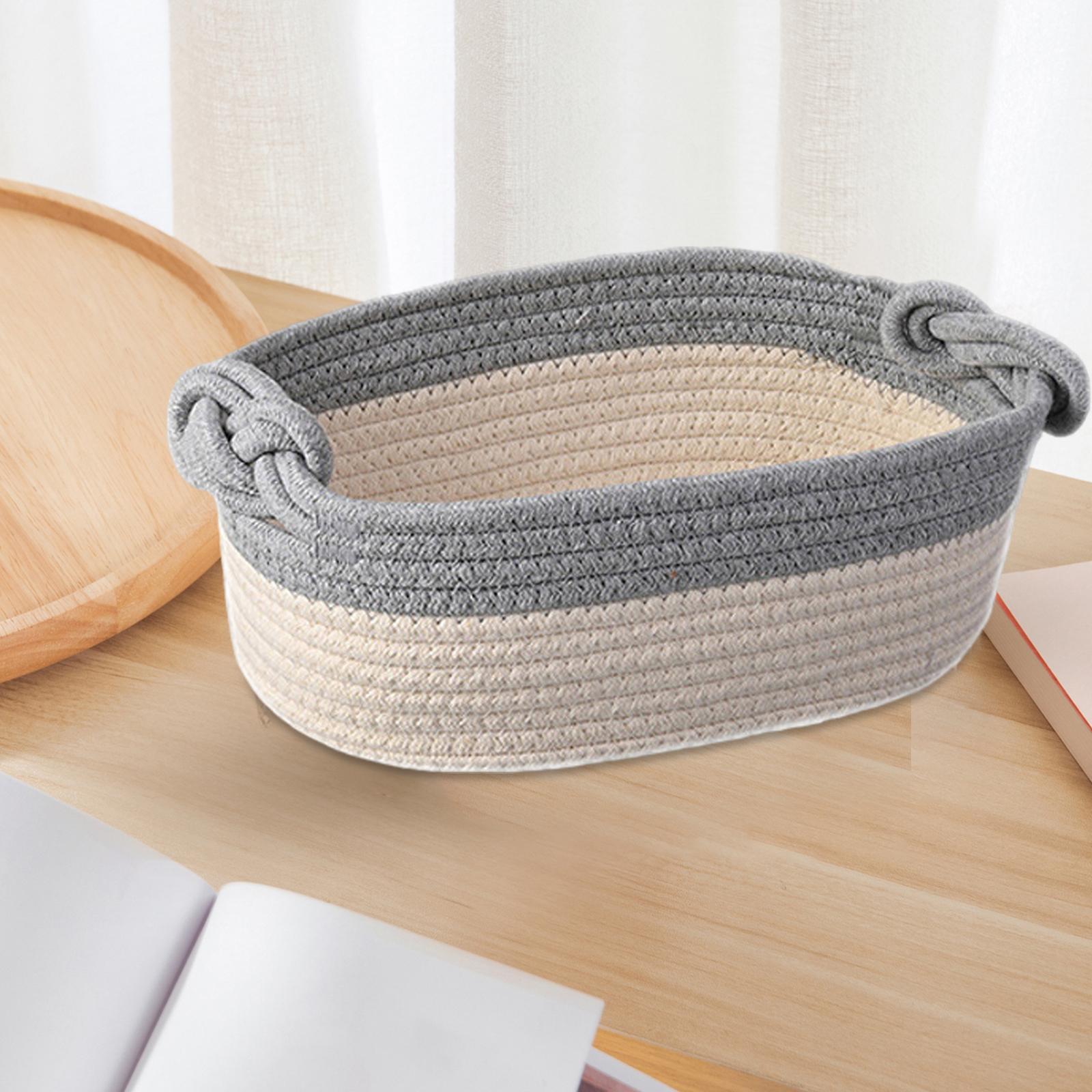 Cotton Rope Basket Storage Bas - Montessori Shelf Toy ulasan dan harga