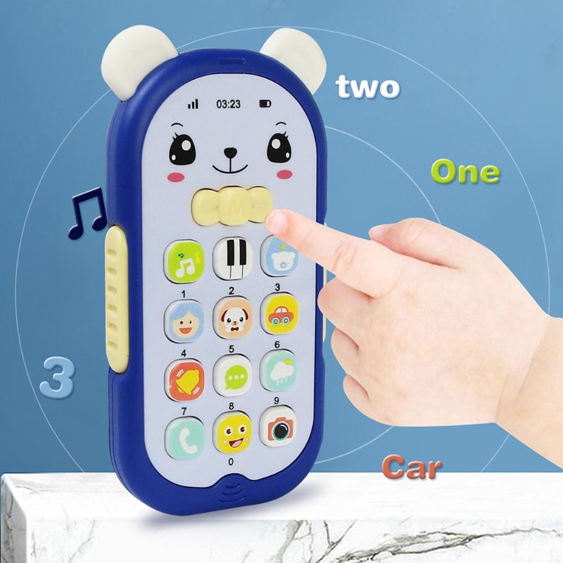 Baby Phone Toy Telephone Music - Kids Education Phone ulasan dan harga