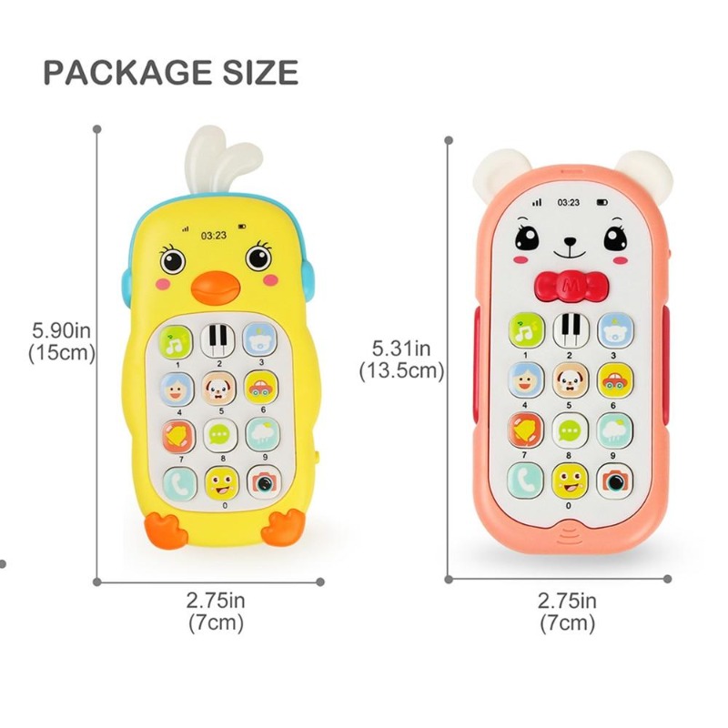 Baby Phone Toy Telephone Music - Kids Education Phone ulasan dan harga