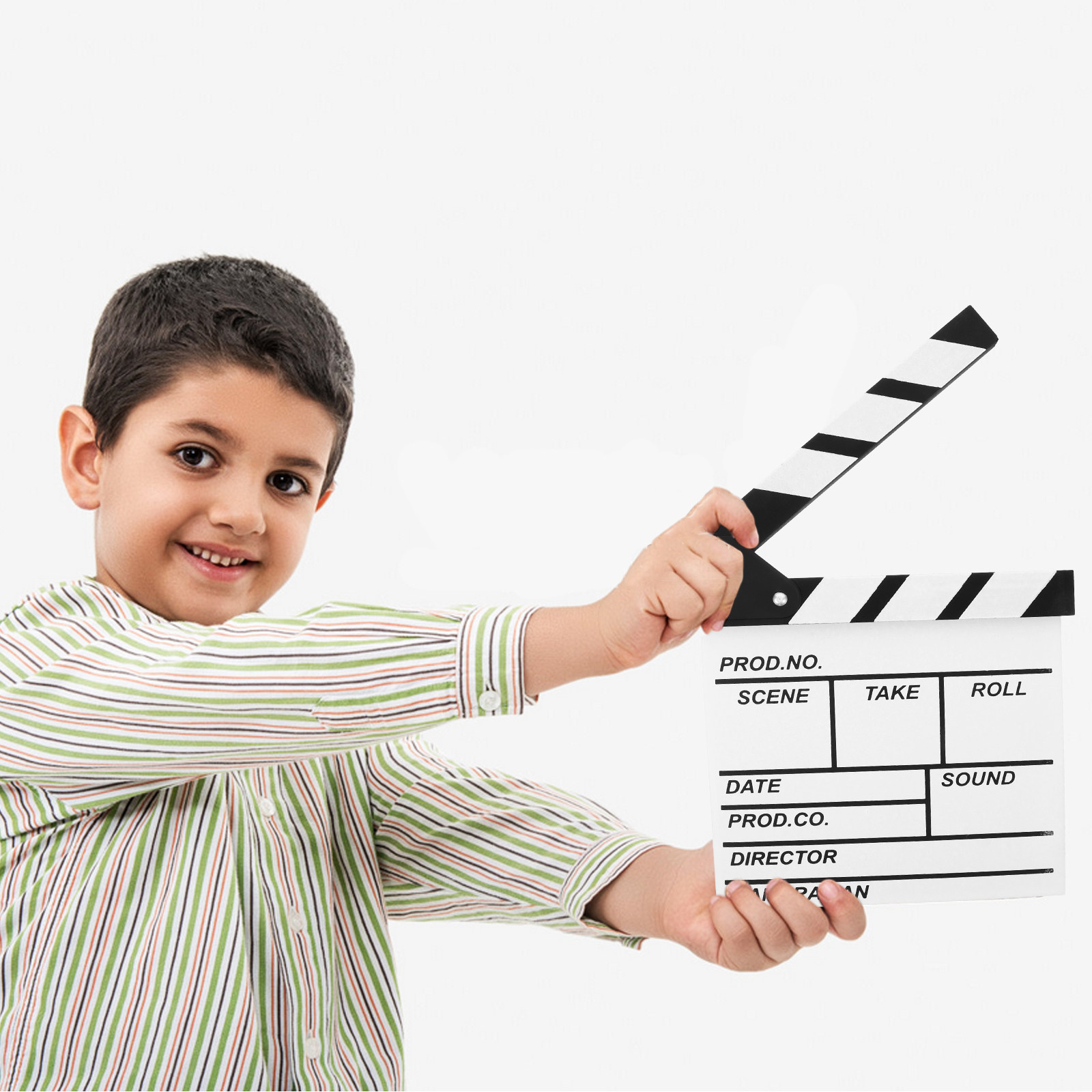 White Wooden Clapper Board 20x - Kids Education Film ulasan dan harga