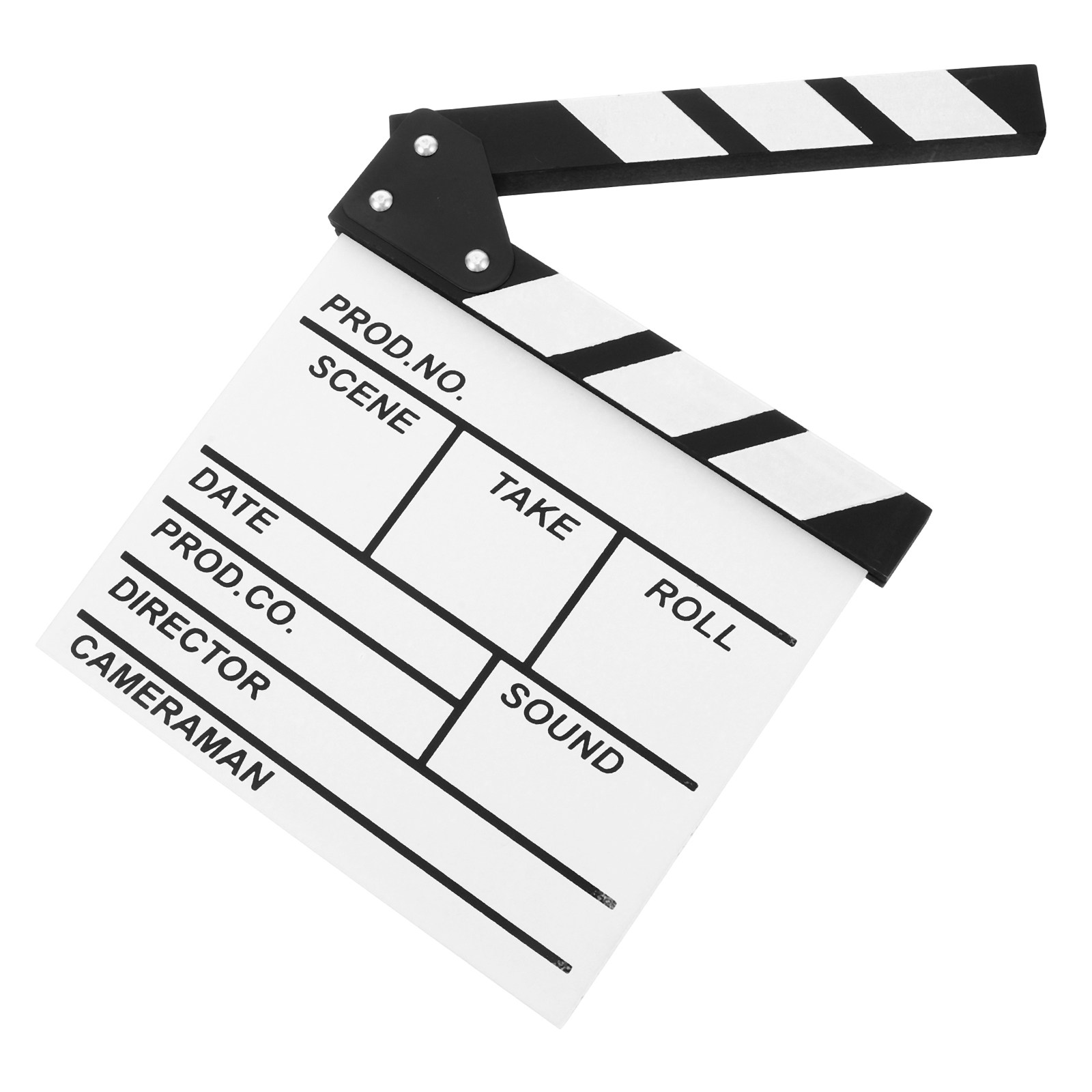 White Wooden Clapper Board 20x - Kids Education Film ulasan dan harga
