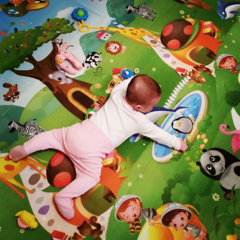 Baby Play Mat Doubel Sided Ani - Kids Education Rug ulasan dan harga