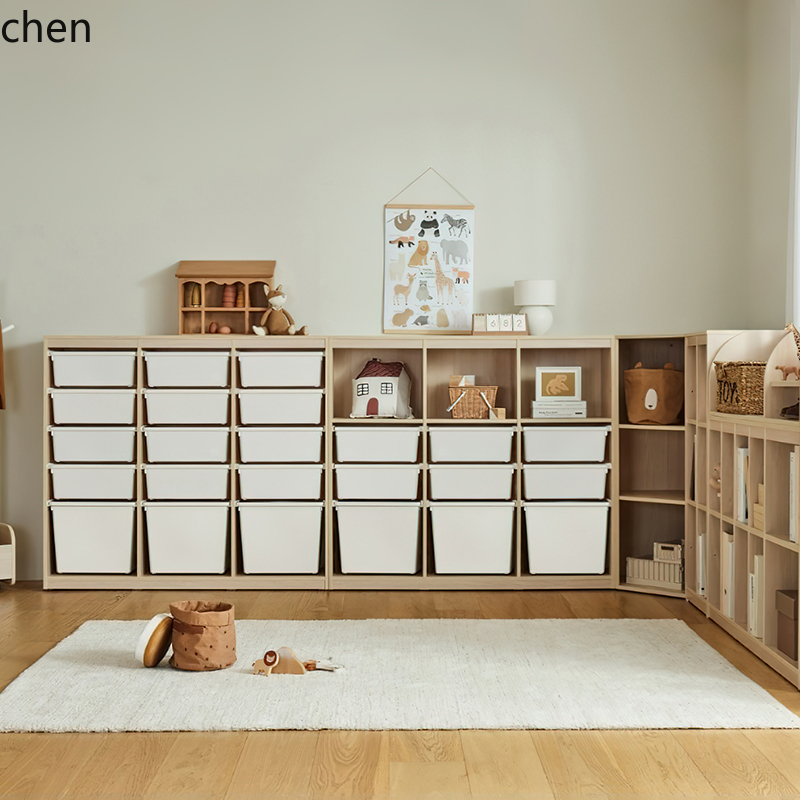 HT Children's Storage Cabinet  - Montessori Shelf Toy ulasan dan harga