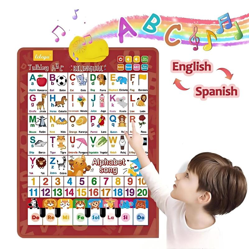 Kids' Bilingual English-Spanis - Kids Educational Poster ulasan dan harga