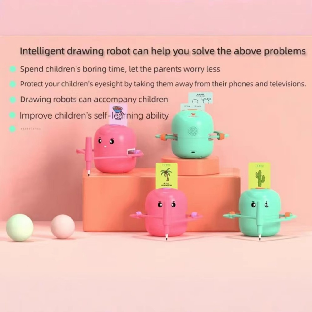 Drawing Robot for Kids Interac - Kids Education Phone ulasan dan harga