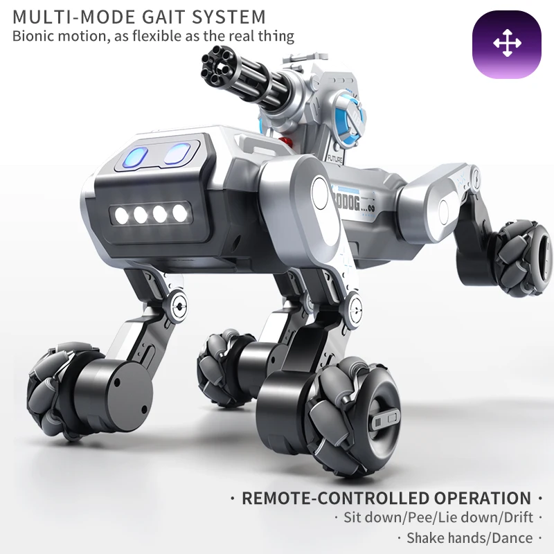 8WD Smart Robot Dog, Voice Con - Coding Robot Toy ulasan dan harga