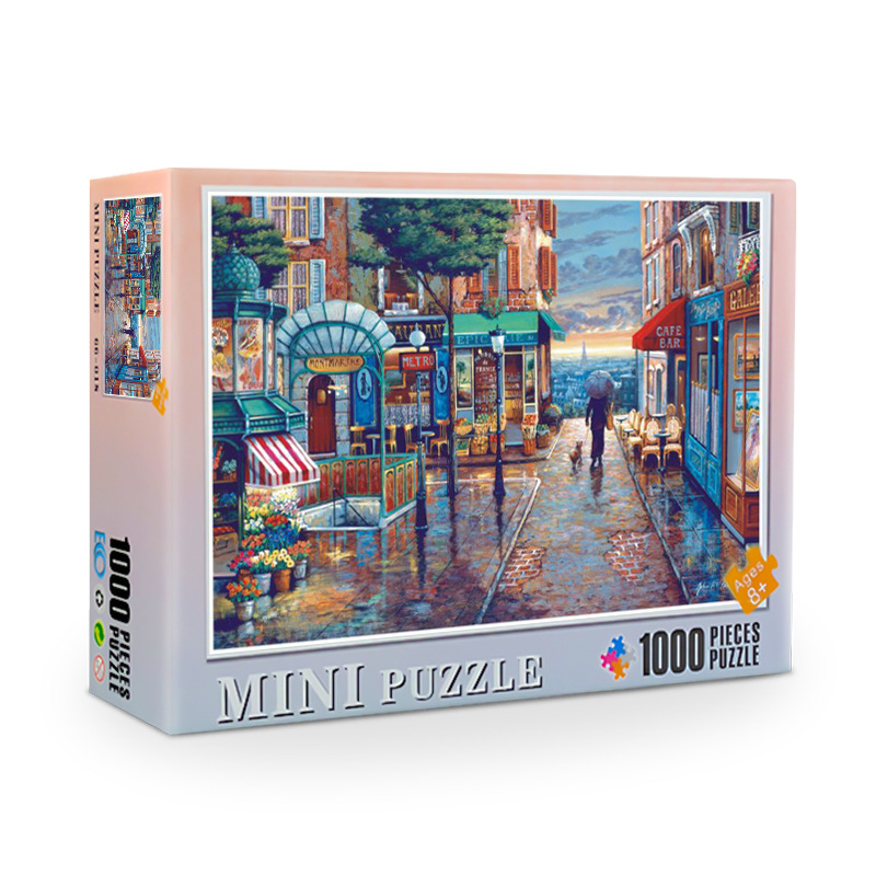Mini Jigsaw Puzzle 1000 Pieces - Puzzle Map World ulasan dan harga
