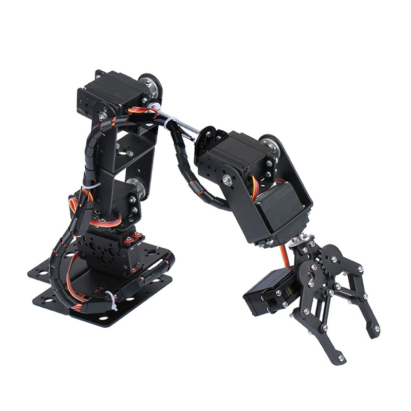 STEAM DIY 6 DOF Robot Metal Al - Coding Robot Toy ulasan dan harga