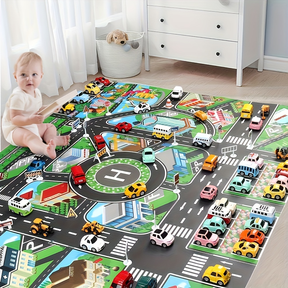 1pc, City Traffic Play Mat, La - Kids No Education ulasan dan harga
