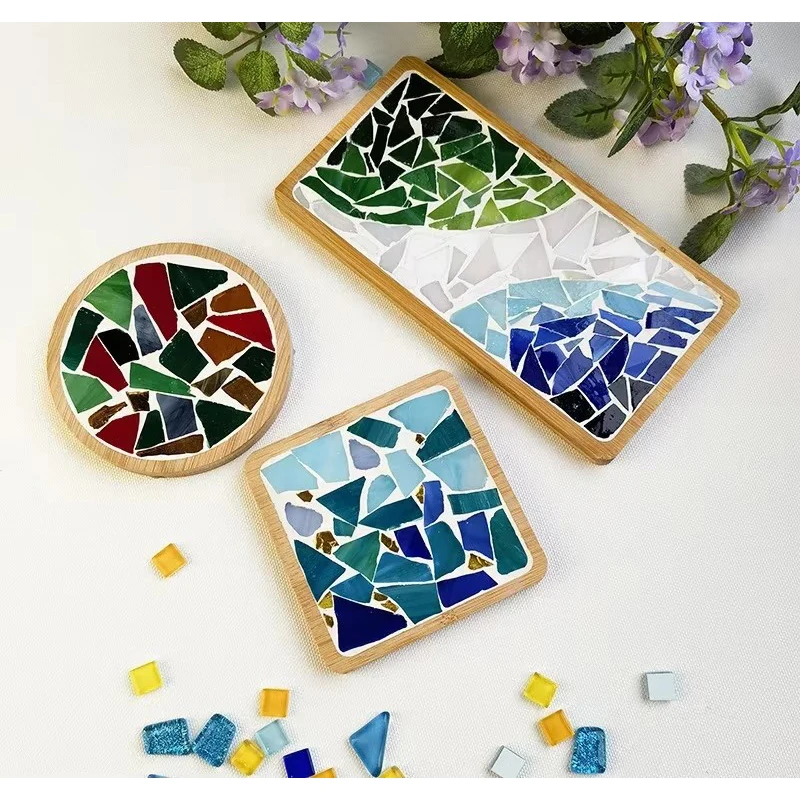 Handmade DIY Mosaic Cup Mat Bo - Kids Education Rug ulasan dan harga
