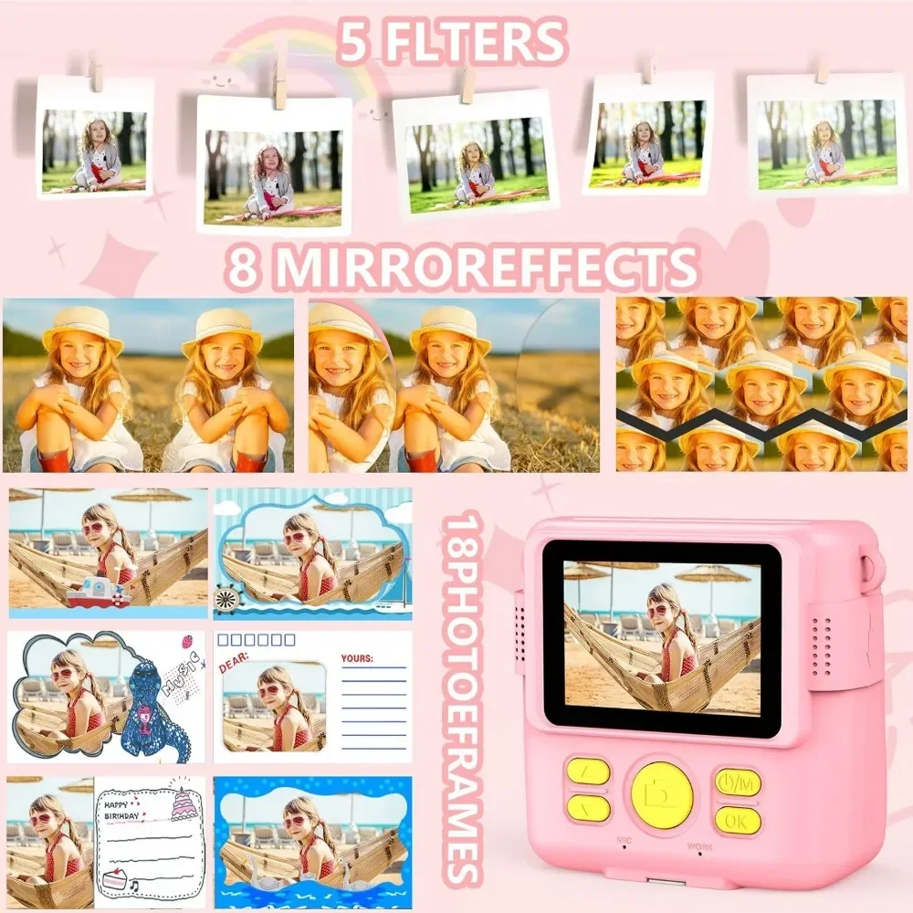 Instant Print Camera for Kids, - Kids Education News ulasan dan harga