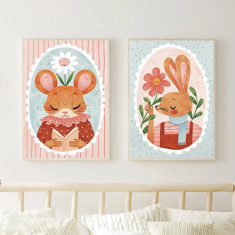Floral Alphabet Education Kid  - Kids Educational Poster ulasan dan harga