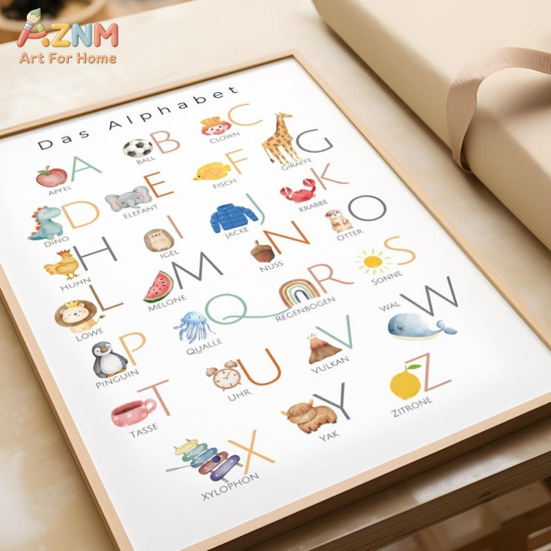 AZNM German Alphabet Numbers C - Kids No Education ulasan dan harga
