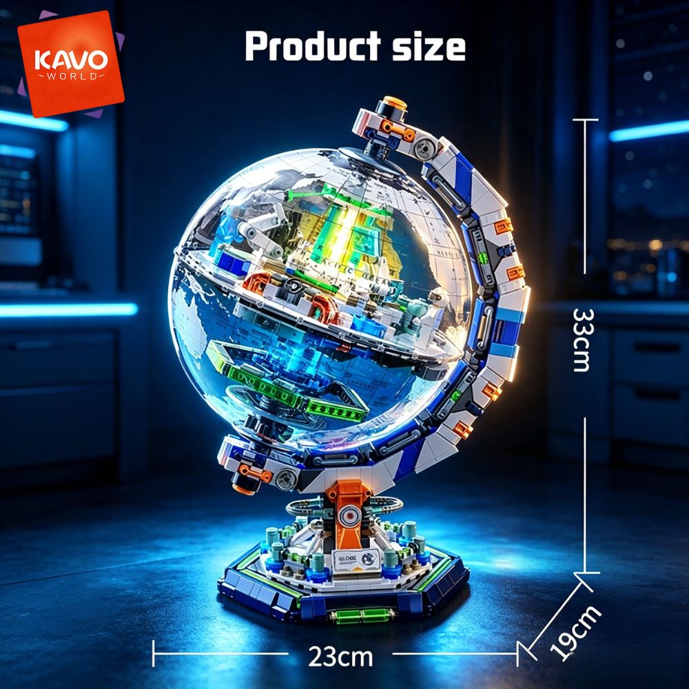KAVOWORLD 1793pcs Space Statio - Puzzle Map World ulasan dan harga