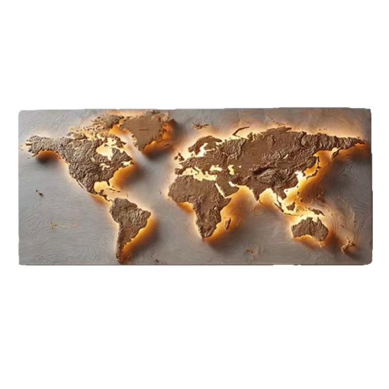 World map puzzle wall pendant  - Puzzle Map World ulasan dan harga