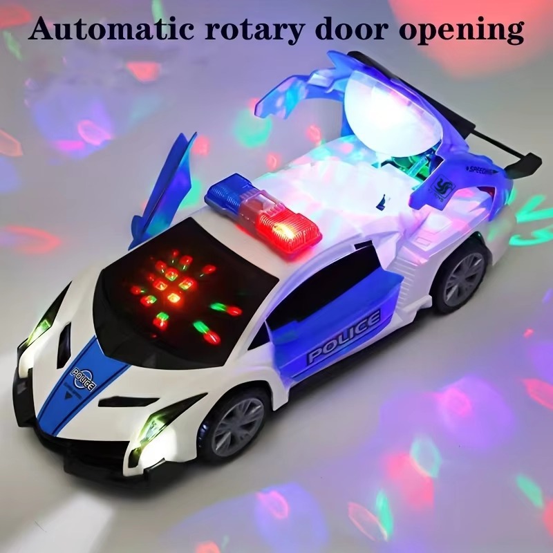 360° Rotating Police Car Toy w - Kids Education Phone ulasan dan harga