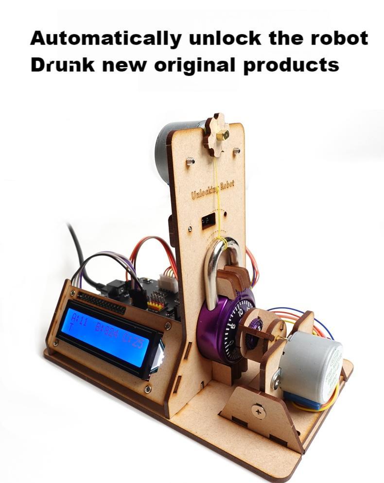 Automatic Unlocking Robot with - Coding Robot Toy ulasan dan harga