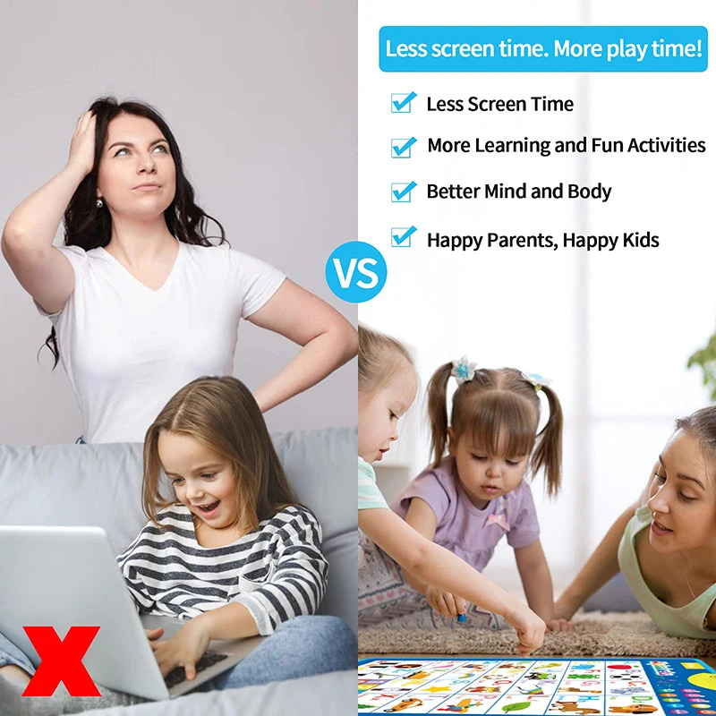 Electronic English Alphabet Wa - Kids Educational Poster ulasan dan harga