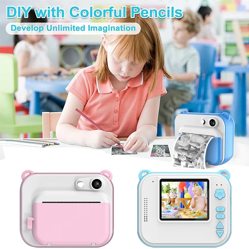Children's Camera With Print K - Kids Education News ulasan dan harga