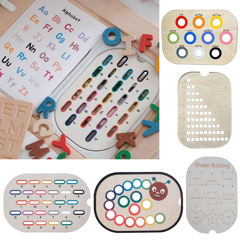 Children Montessori Games Fine - Montessori Shelf Toy ulasan dan harga