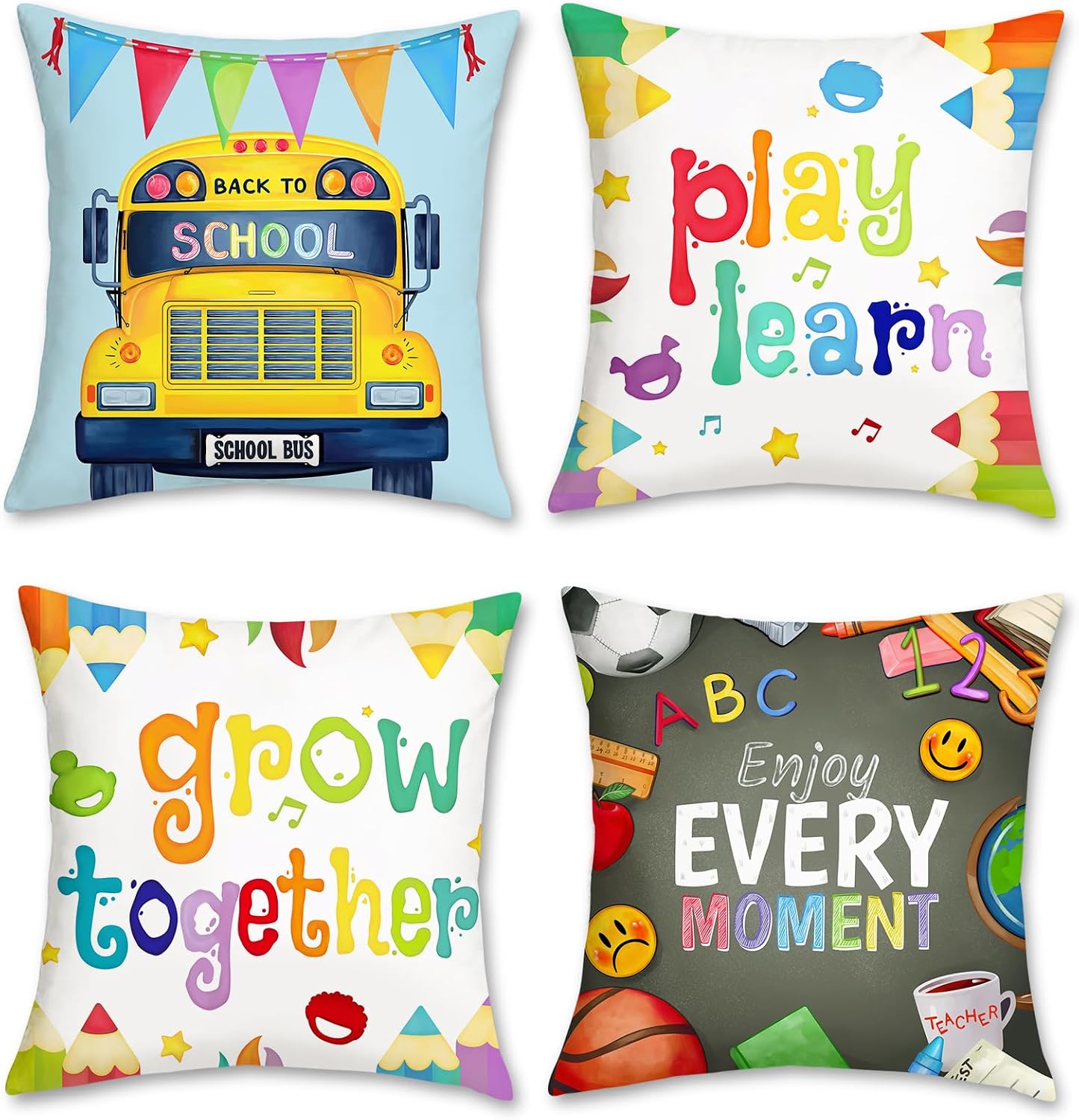 4 Pack Back to School Nursery  - Kids Education Motivation ulasan dan harga